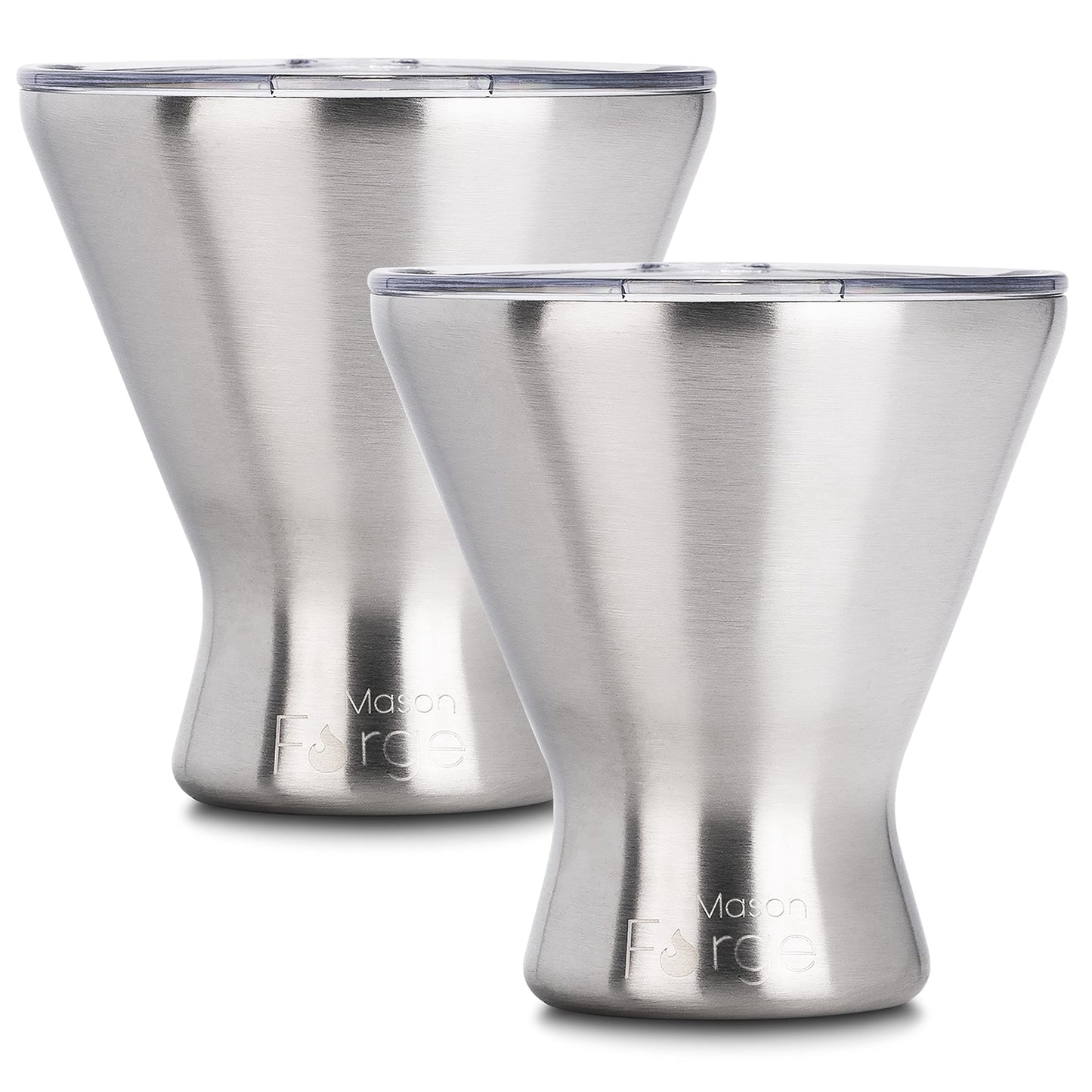 Set of 2 Stainless Steel Martini/Margarita Tumbler